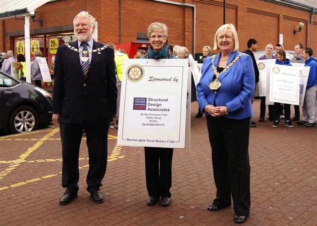 Patricia Ackroyd Mayoral Year Burton upon Trent Rotary Club